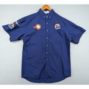 Vintage Ricky Rudd TIDE RACING TEAM Pit Crew Shirt Large Nascar Motorsports -D78